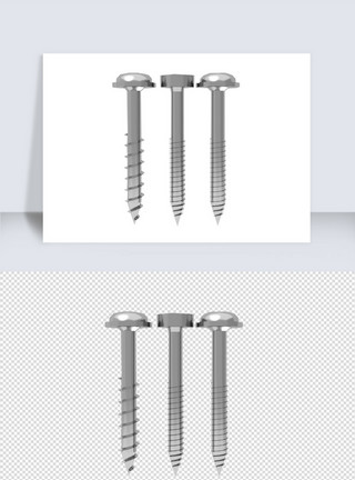 螺丝钉素材2021年五金零件螺丝钉单体设计模板