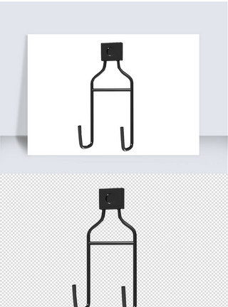 衣帽挂钩五金零件挂钩单体设计模板