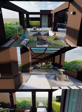 素材别墅大全静安府园林设计CAD户外设计别墅设计模板