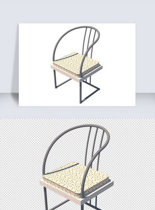 矢量椅子草图大师SU模型矢量文件原创建模素材模板