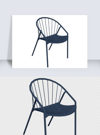 椅子矢量草图大师SU模型矢量文件原创椅子素材模板