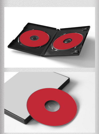 压缩碟片cd唱片样机模板