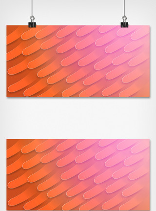 橙色背景素材橙色立体抽象背景电商海报banner素材模板