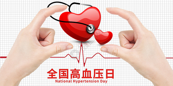 全国高血压日宣传展板全国高血压日设计图片