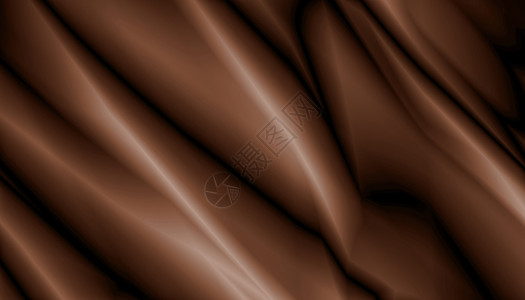 巧克力丝滑咖色丝绸背景设计图片