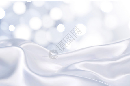 针织面料白色丝绸背景设计图片