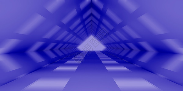 蓝紫几何边框长春花蓝光影几何背景设计图片