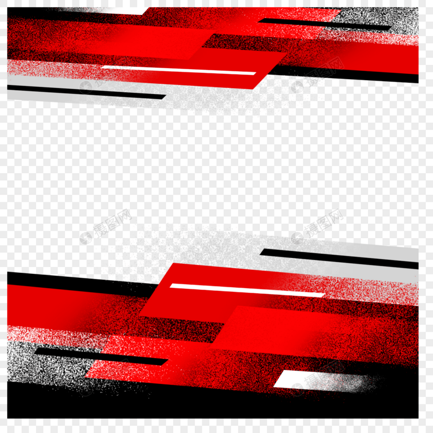 边框体育抽象红黑渐变线条图片