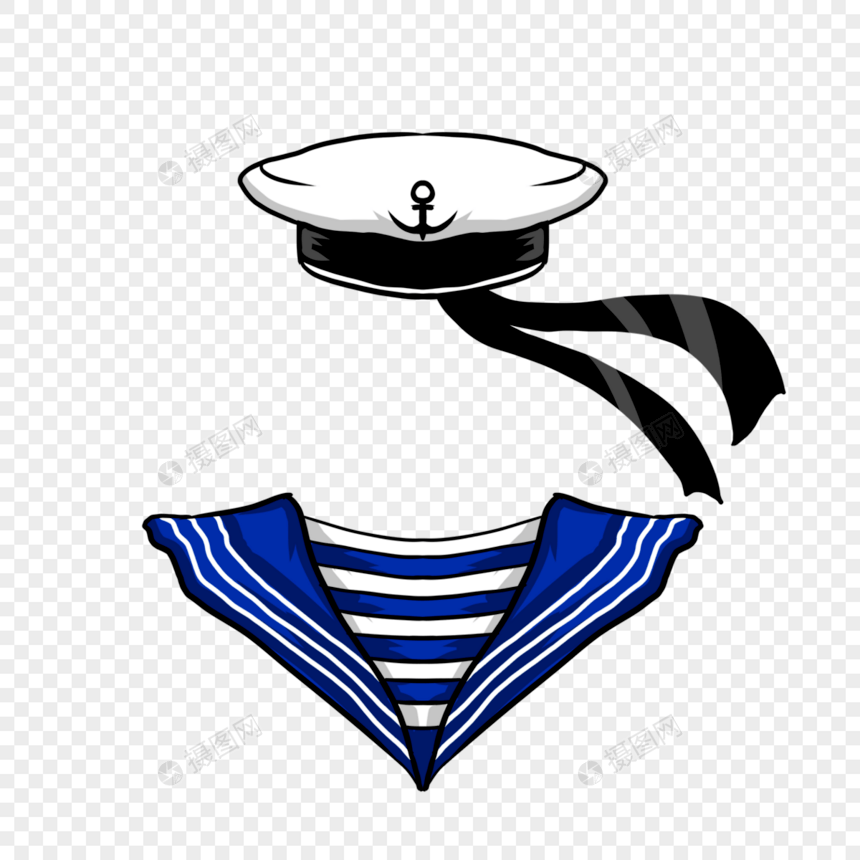 水手帽图片