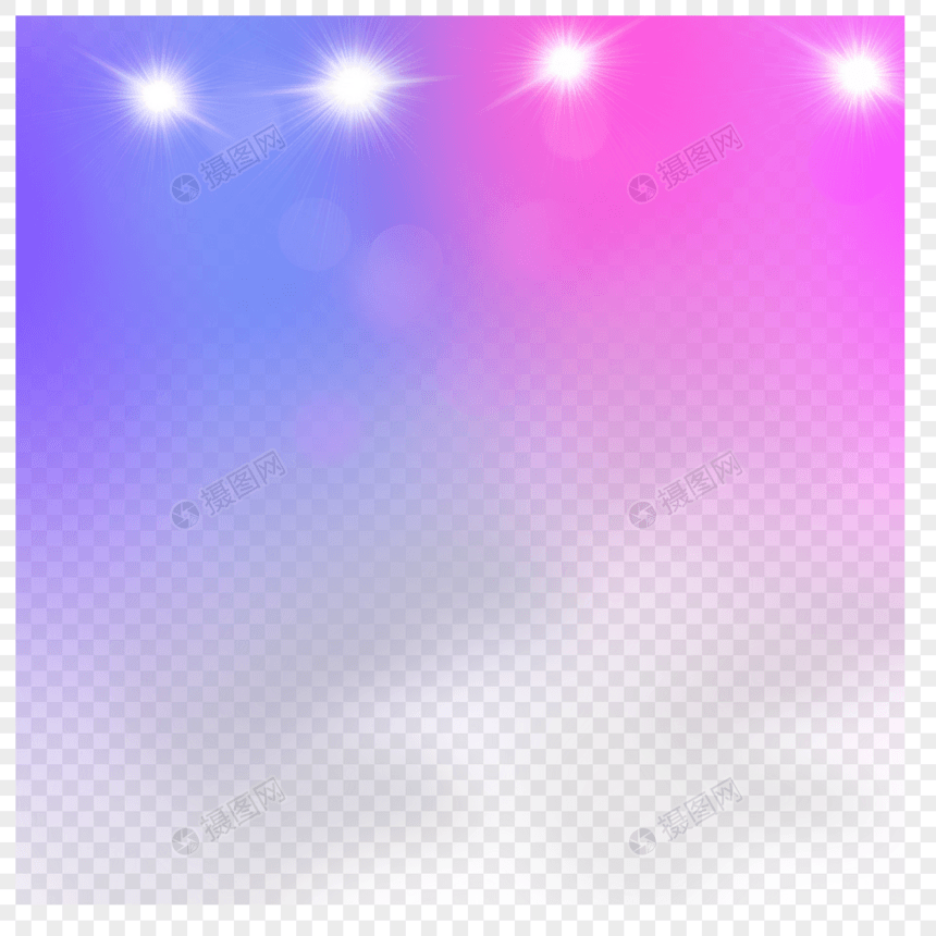 紫色和粉色渐变舞台彩色聚光灯图片