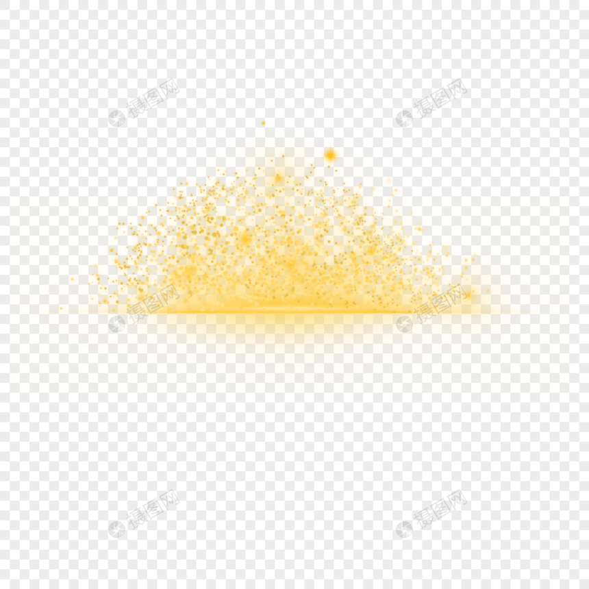 线条金色闪光飞溅金色的火花图片