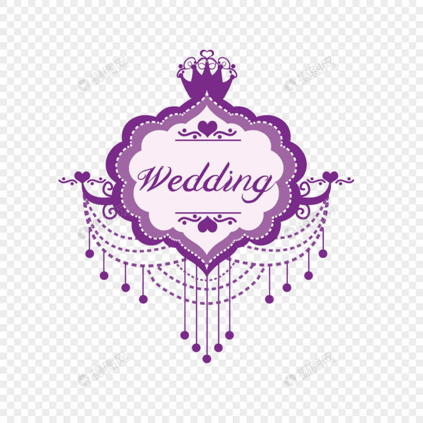 婚礼标题框架图片