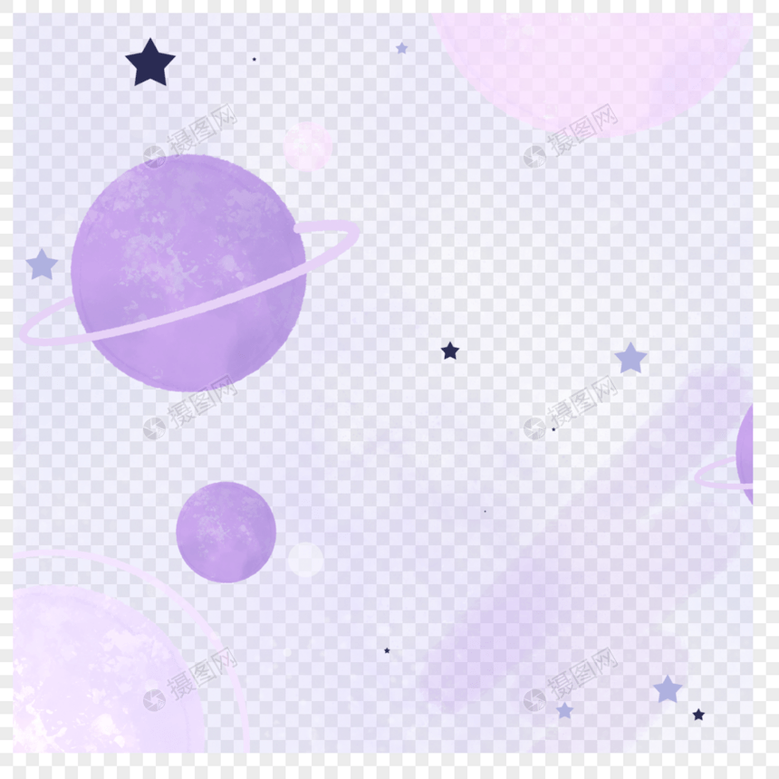紫色星空星球宇宙星系图图片