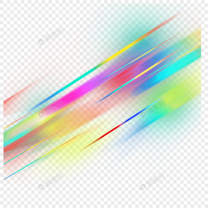 全息彩虹幻彩抽象光效图片