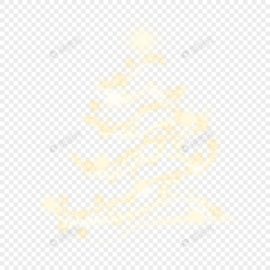 圣诞灯效白色光影线条图片