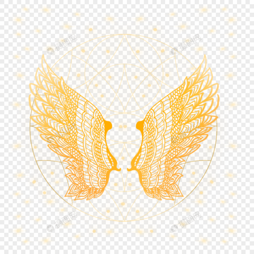 翅膀波西米亚神秘图案图片