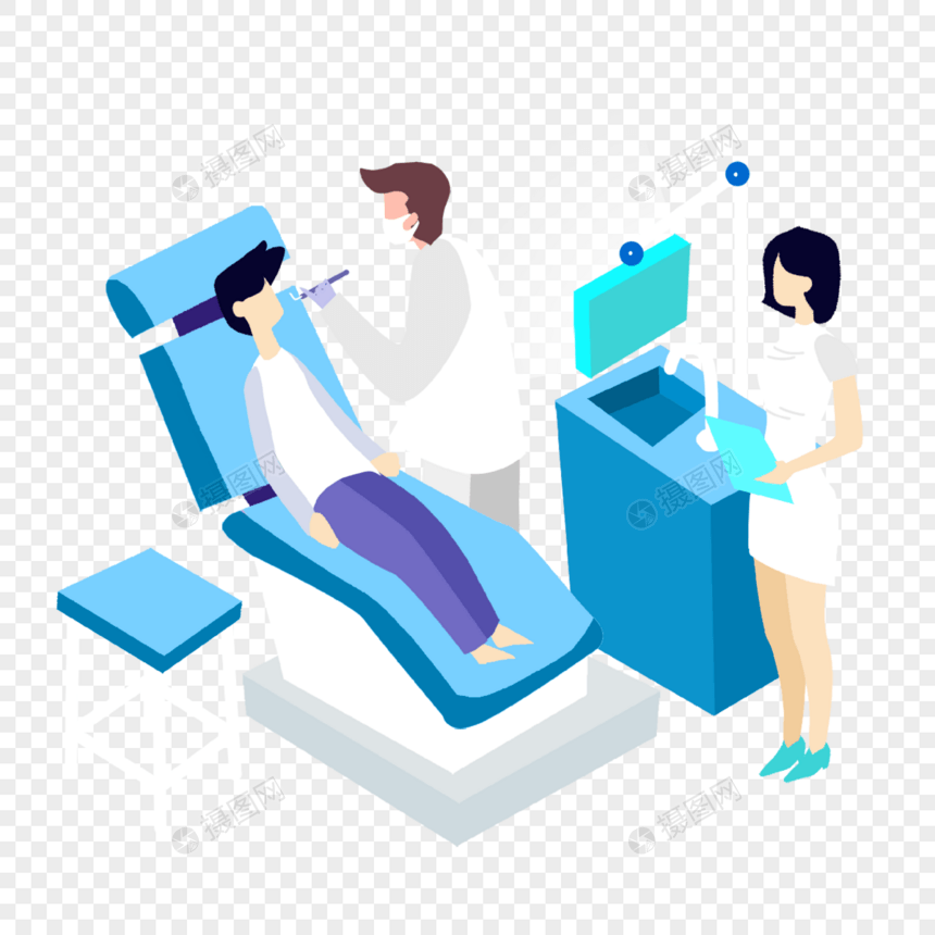 牙科医生患者工作图片