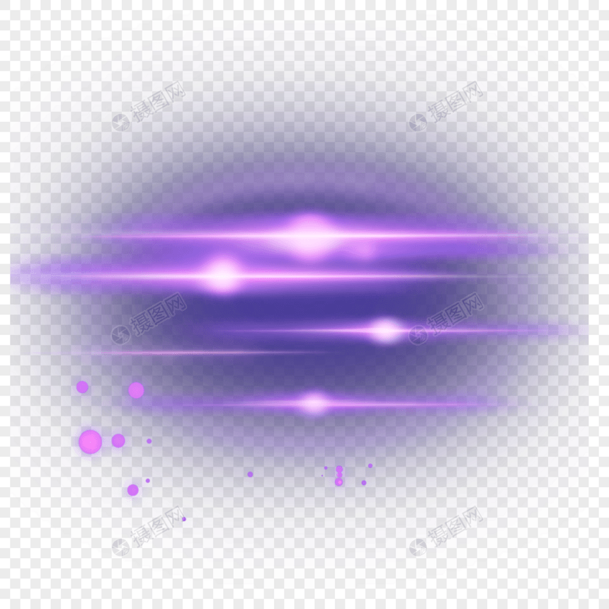 紫色抽象镜头光晕光效光点图片