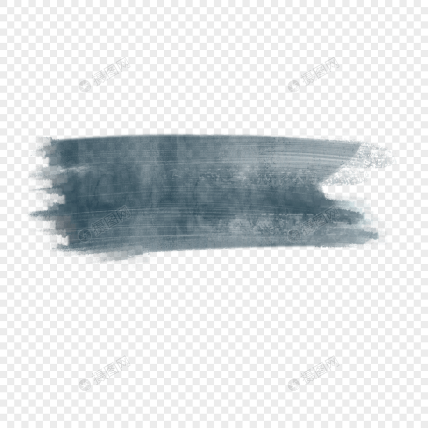 蓝灰质感笔刷图片
