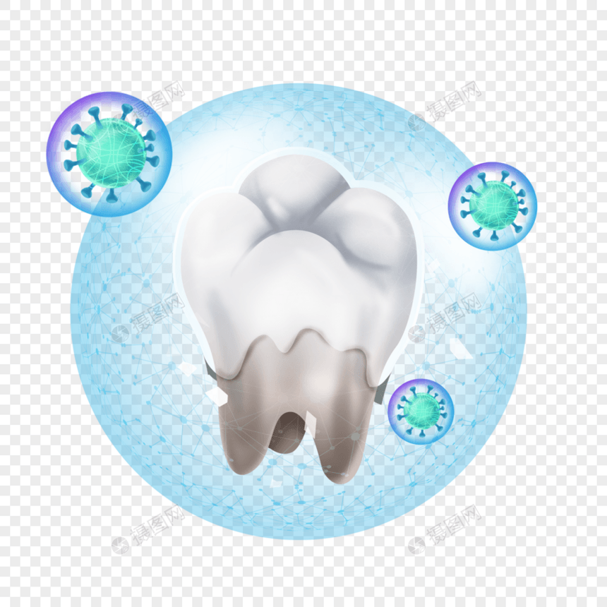 防护细菌光效牙齿健康图片