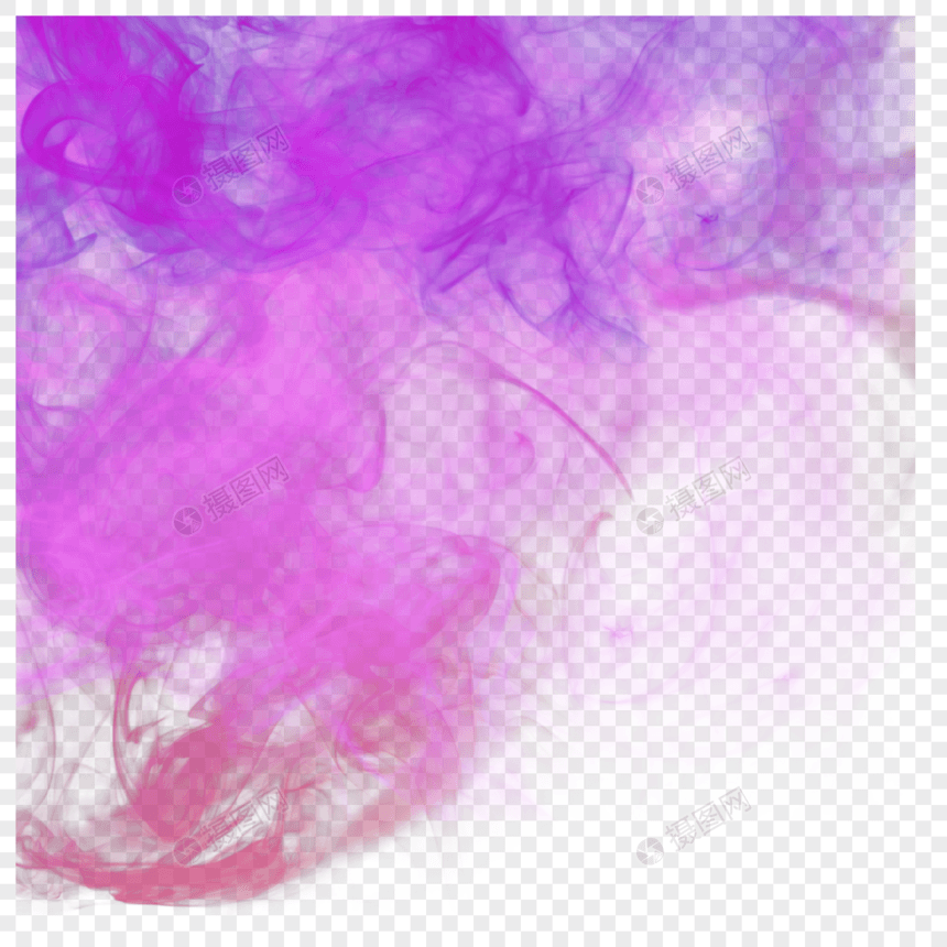 紫色抽象烟雾效果图图片