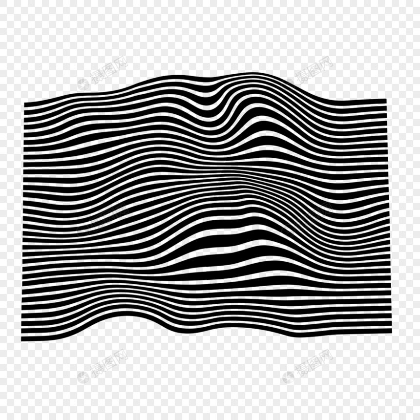 抽象背景波艺术光学波浪线条图片