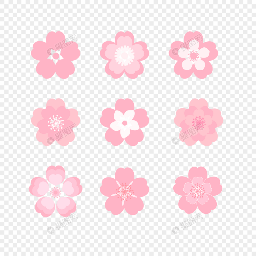 粉色花朵春天粉色樱花合集图片