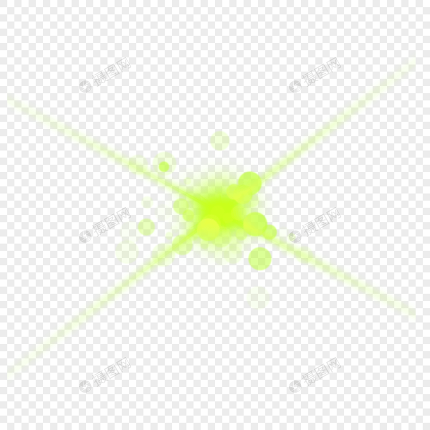 十字交叉绿色抽象光效图片