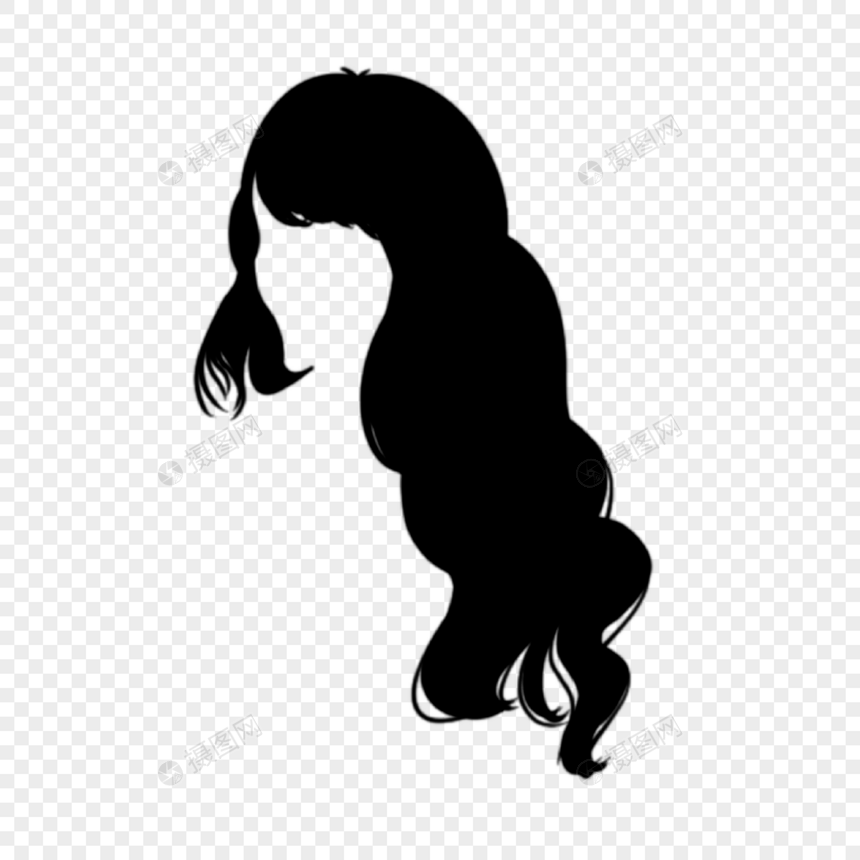 黑色发型装扮女发型图片