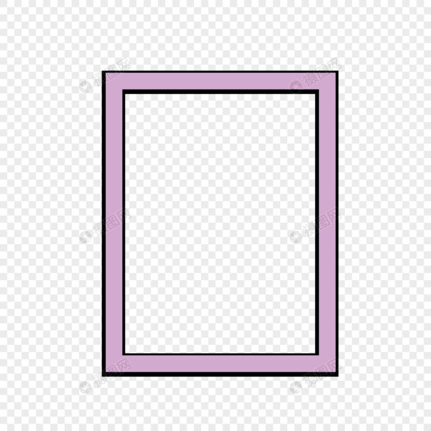 紫色简单框架边框纹理图片