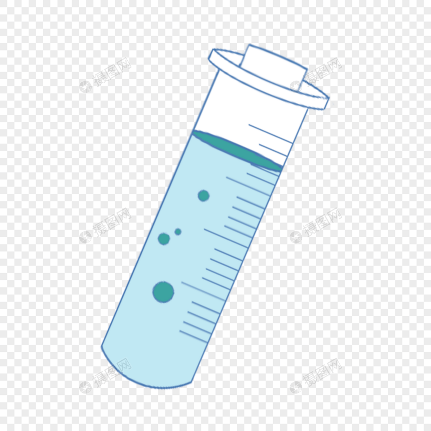 科学教育元素塞子玻璃试管图片