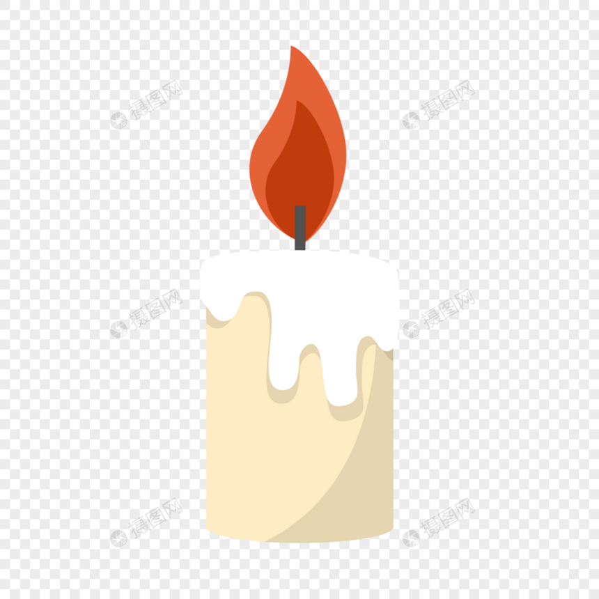 濯足节圣餐红色火焰蜡烛图形图片