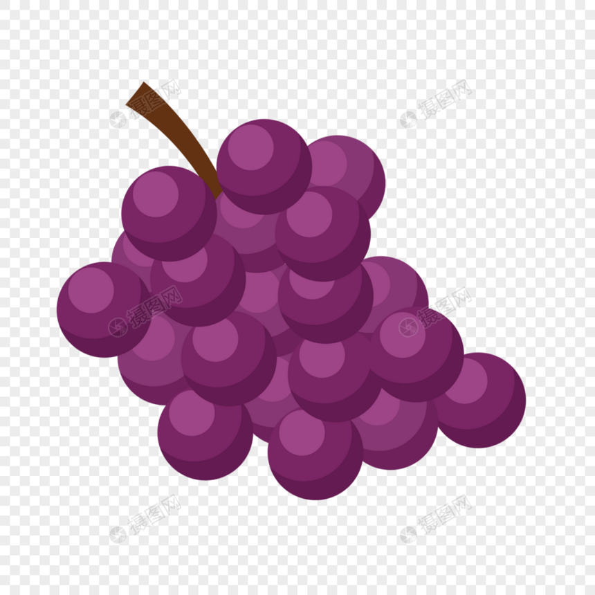 濯足节圣餐紫色美味卡通葡萄图形图片