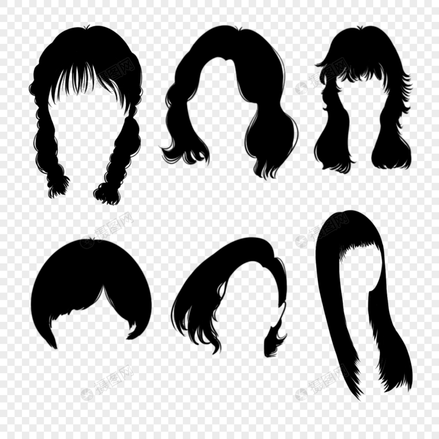 女生短发发型组合造型图片