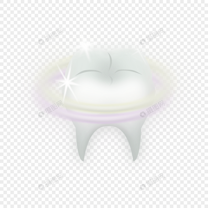 牙齿美白效果光效图片