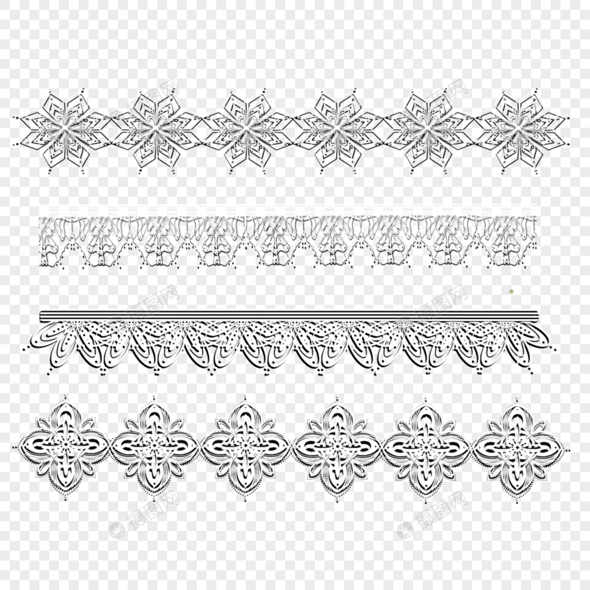 白色桌布装饰花边图片