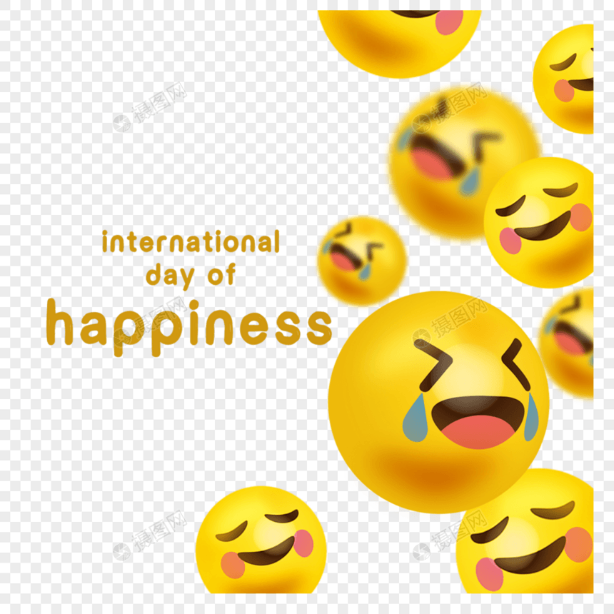 笑脸国际幸福日图片