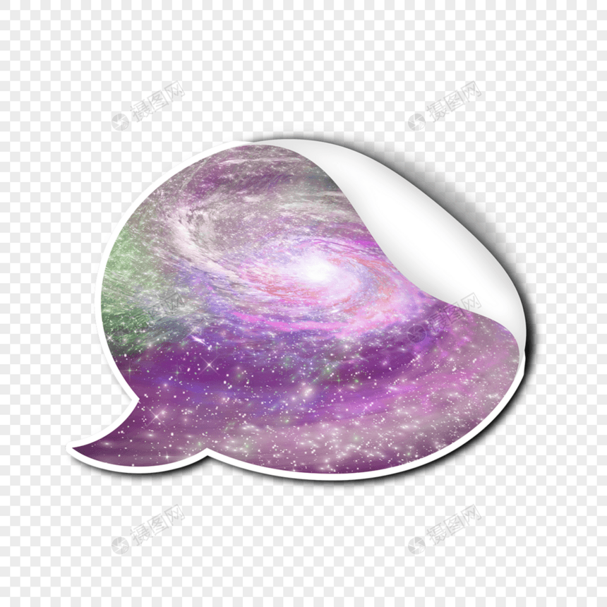 宇宙星空气泡贴纸图片