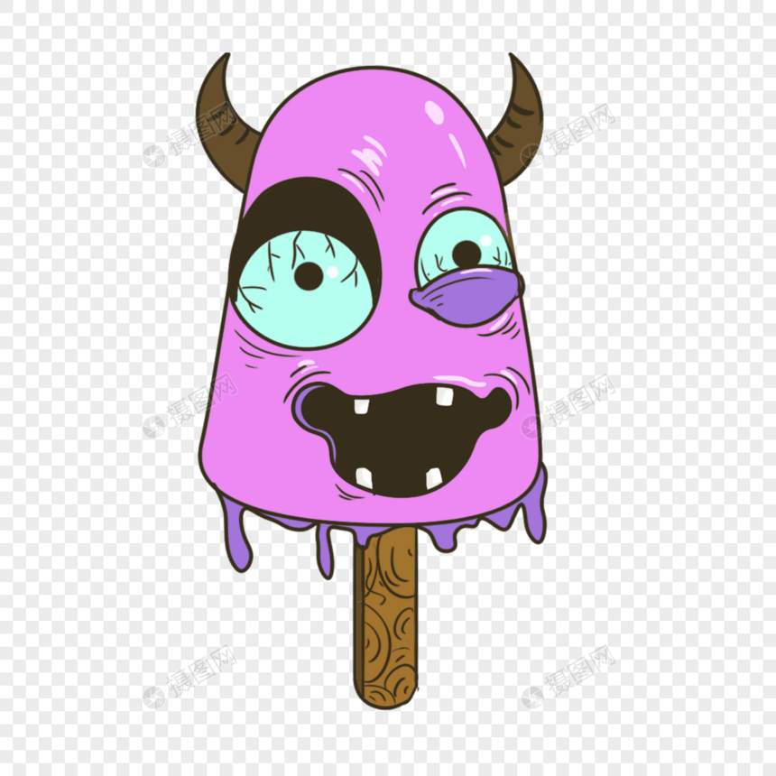 恐怖怪物冰淇淋图片