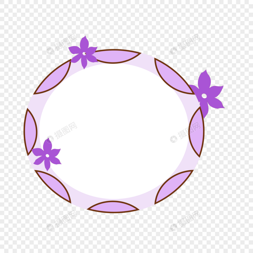 紫色镂空宝丽来相框图片