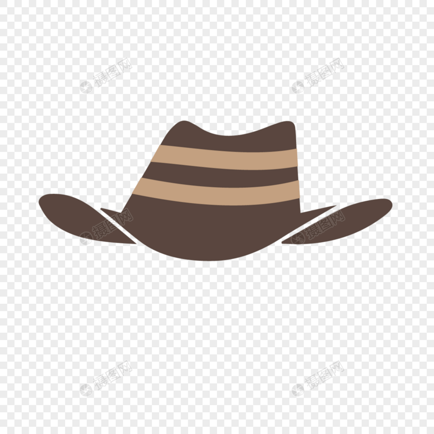 褐色头部服饰帽子剪贴画图片