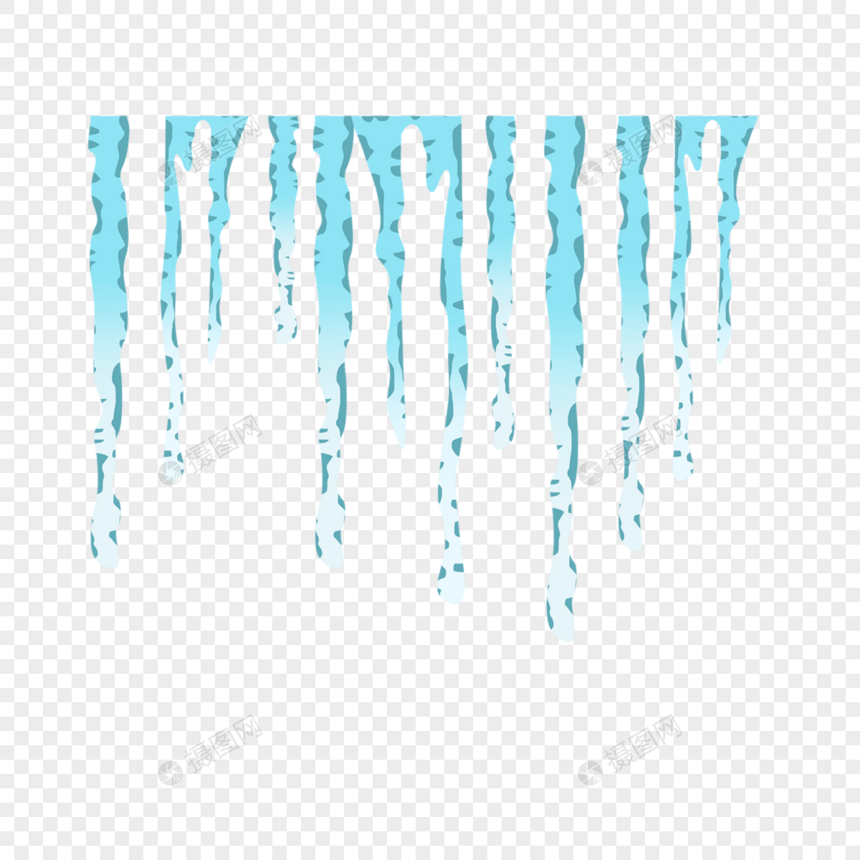 冬季寒冷冰柱冰块图片