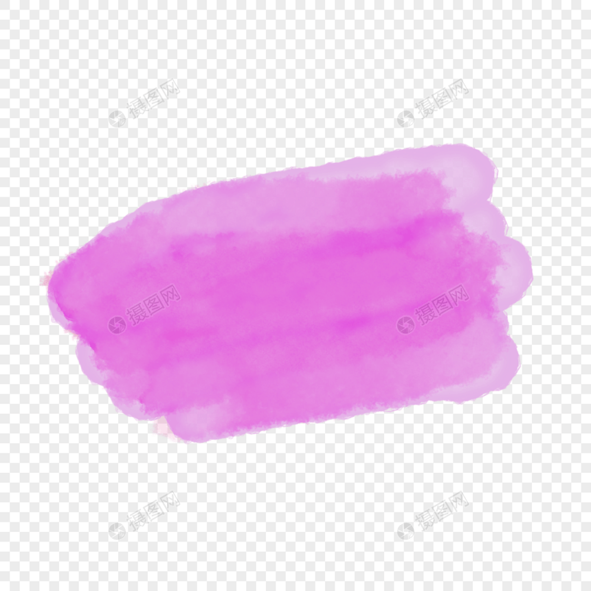 笔刷水彩渐变紫色涂鸦图片