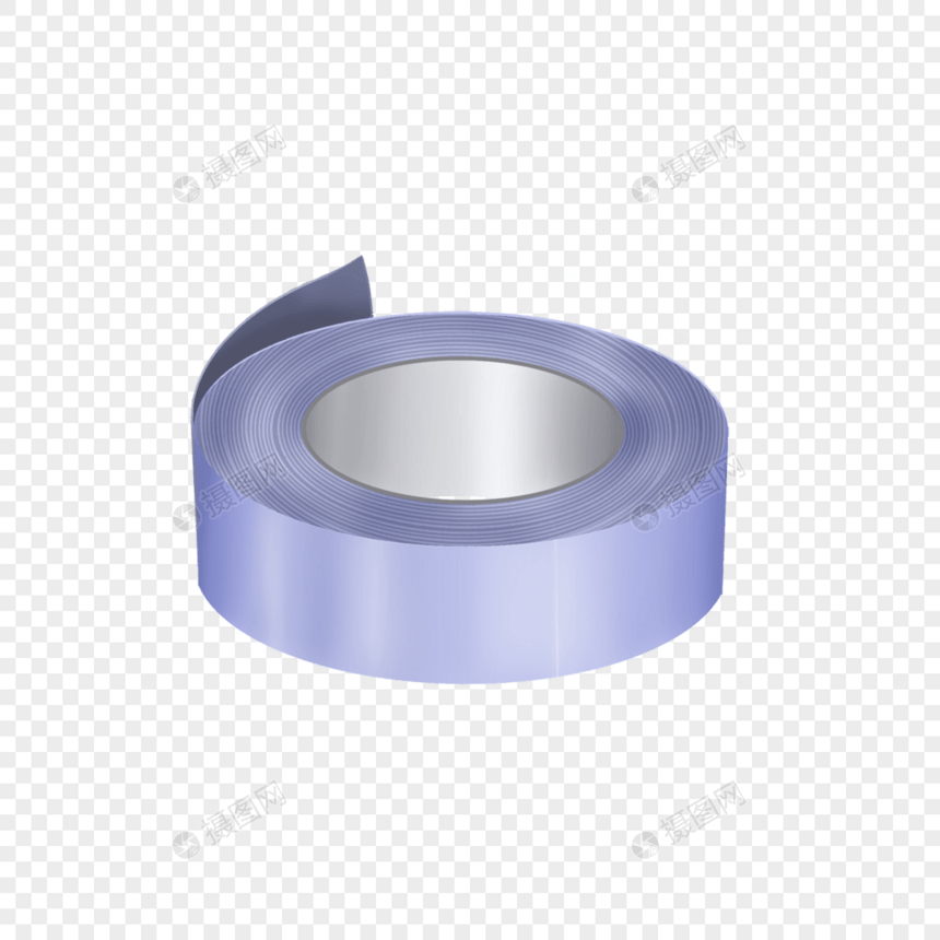 圆形紫色立体胶带图片