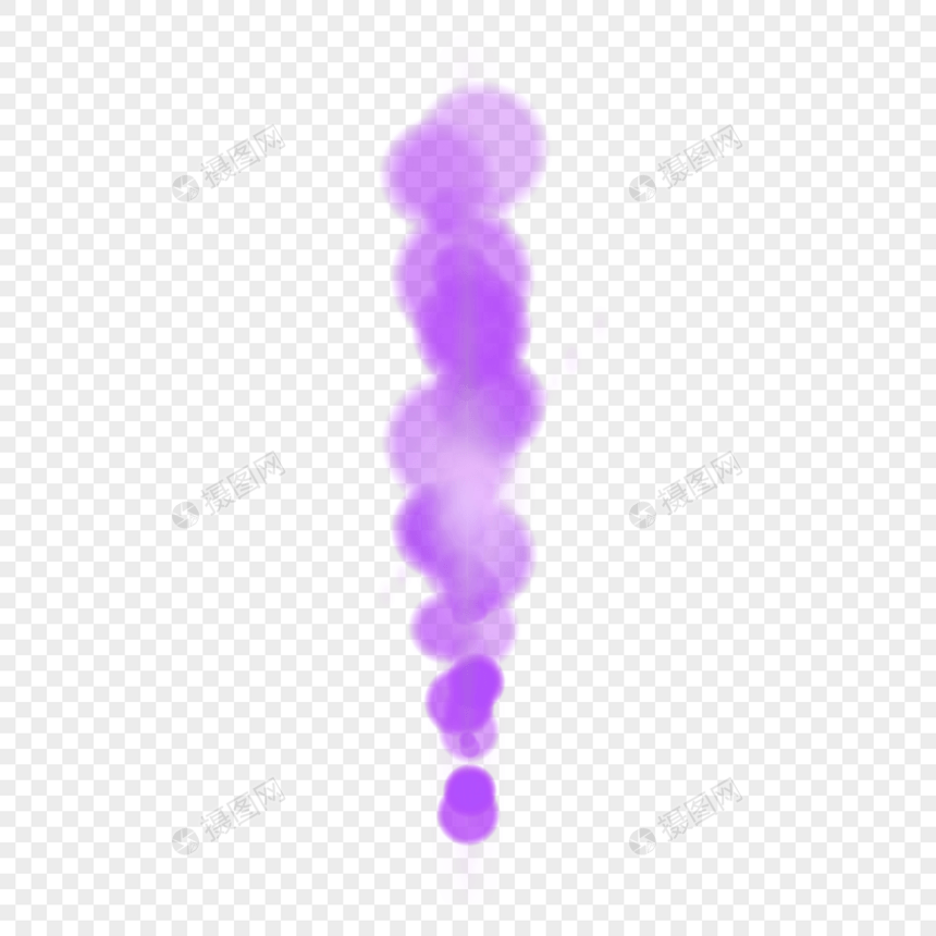 紫色圆圈组成的烟抽象光效图片