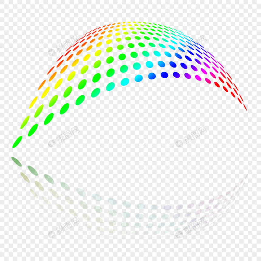彩虹半色调抽象风格图案图片