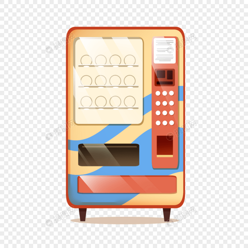 空售货机零食饮料食物机器图片