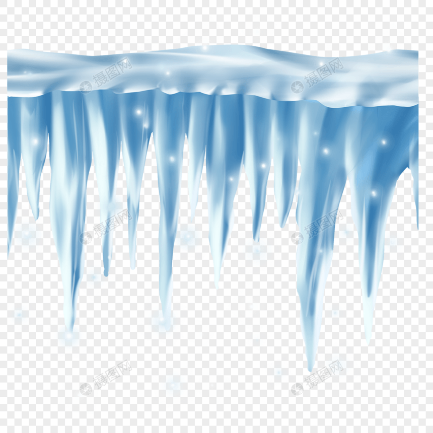冰柱闪亮的冰块图片