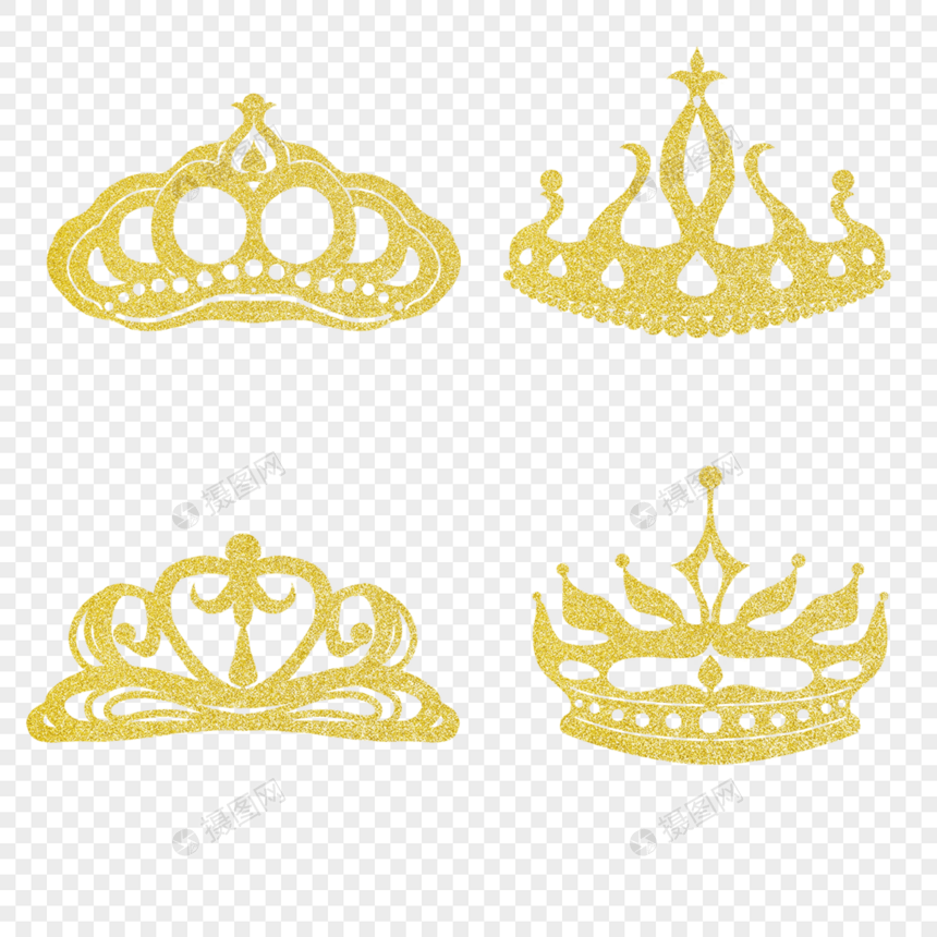 皇冠金色质感组合图片