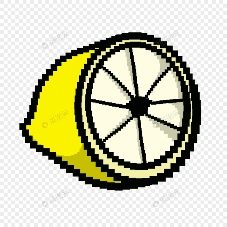 像素游戏水果黄色柠檬图片